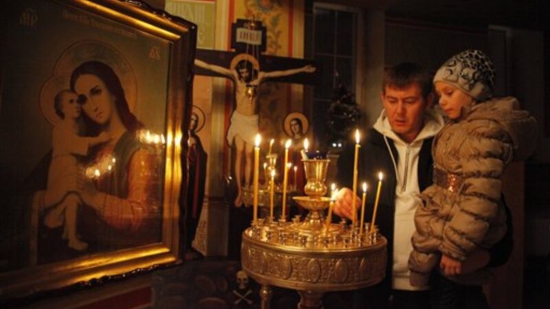 В России отпраздновали православное Рождество