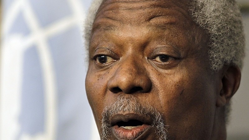 Annan Warns of Looming War in Syria