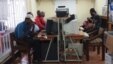 Locals surf the web at an Internet cafe in Kinshasa, Democratic Republic of Congo. - VOA/Nick Long