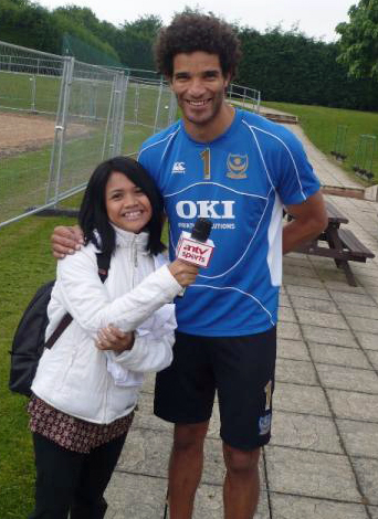 Saya mewawancarai mantan kiper timnas Inggris, David James