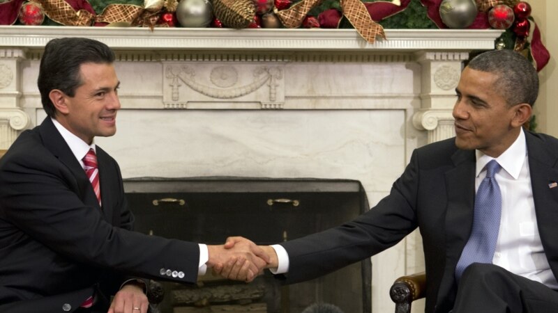 Обама принял избранного президента Мексики в Белом доме