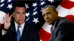 Mitt Romney (kiri) meraih kemenangan meyakinkan di negara bagian Arkansas dan Kentucky, serta mengimbangi Presiden Barack Obama dalam jajak pendapat (foto: dok).