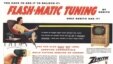 This undated photo of a 1955 advertisement, provided by LG Electronics, shows a Zenith "Flash-Matic," the first wireless TV remote control. Engineer Eugene Polley, the inventor of the device, died Sunday, May 20, 2012, at the age of 96 of natural causes i