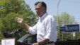 Republican presidential candidate Romney speaks in Hillsborough, New Hampshire, May 18, 2012.