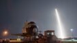 The SpaceX Falcon 9 test rocket lifts off from Space Launch Complex 40 at the Cape Canaveral Air Force Station.