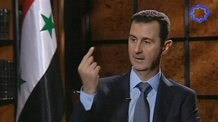 Rais wa Syria, Bashar al-Assad.